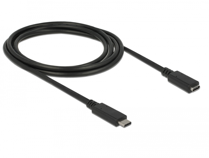 USB 10 Gbps Verlängerungskabel USB Type-C™ Stecker zu Buchse 2 m 4K PD 60 W