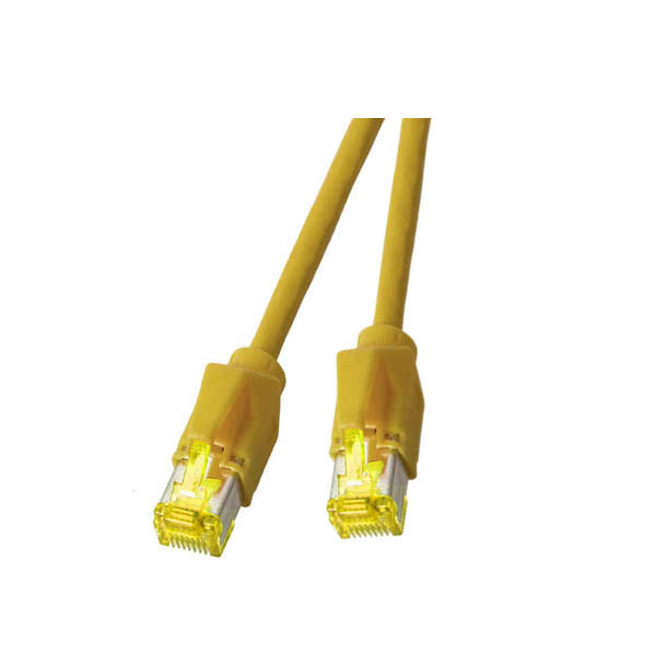 Cat. 6a, RJ45 Patchkabel HRS TM31 S/FTP Dätwyler 1200MHz 2,0m gelb
