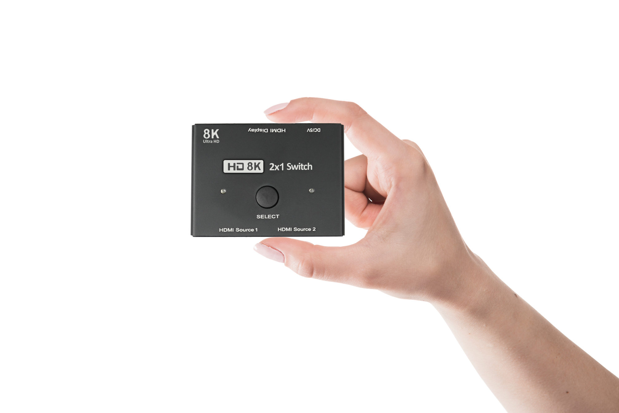 HDMI 2.1 Switch / Umschalter, 2-fach (2x Eingang und 1x Ausgang), direktional, 8K @30Hz, Good Connections®