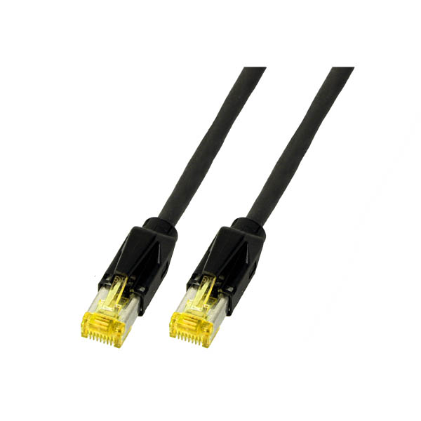 Cat. 6a, RJ45 Patchkabel HRS TM31 S/FTP Dätwyler 1200MHz 10m schwarz