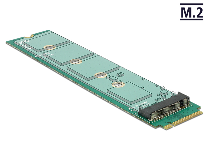 Adapter M.2 Key M Stecker an M.2 Key A Slot, Delock® [65699]