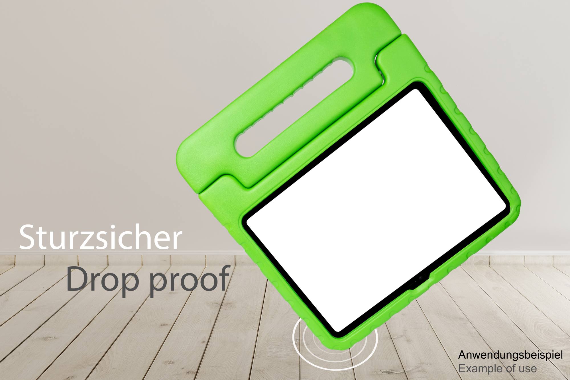 iPad 10,9" (10. Gen.) Tablet-Schutzhülle mit Kickstand, grün, Good Connections®