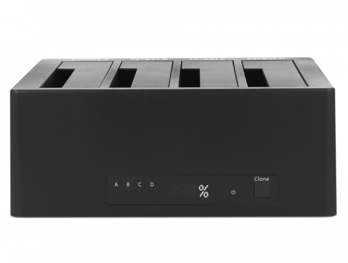 USB 3.0 Dockingstation für 4x SATA HDD / SSD mit Klon Funktion, Delock® [64063]