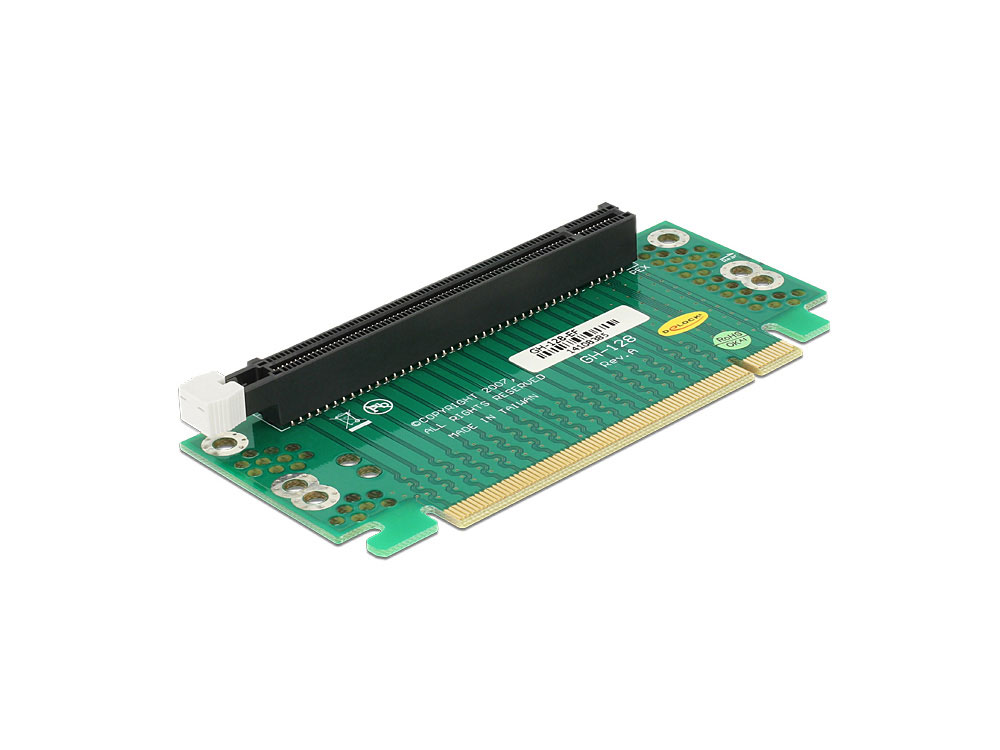 Riser Karte PCI Express x16 gewinkelt 90° rechts gerichtet für HTPC, Delock® [41914]