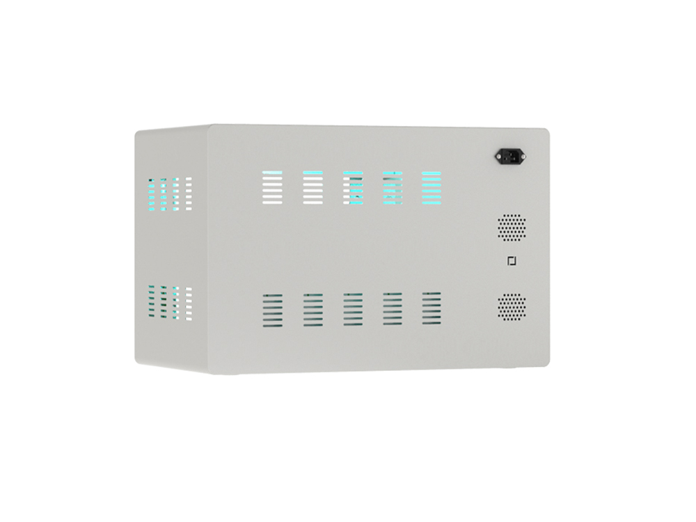 Good Connections® ANTARES PRO T10C Ladewagen bis 11", USB-C™, 30W Port, PD3.0, UVC-Desinfektion, grau