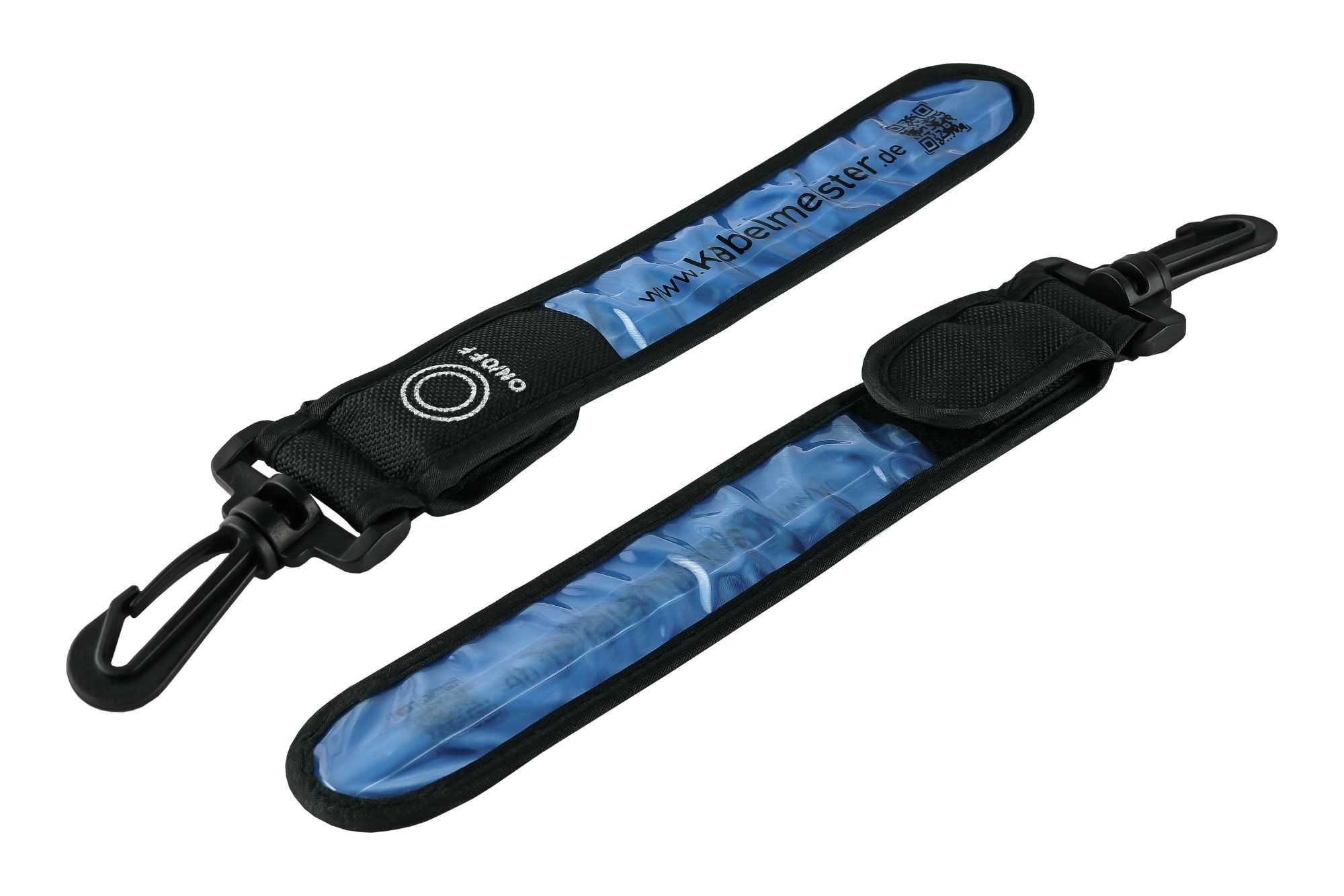 kabelmeister® LED Leuchtband mit Befestigungshaken, blau - 5er-Set