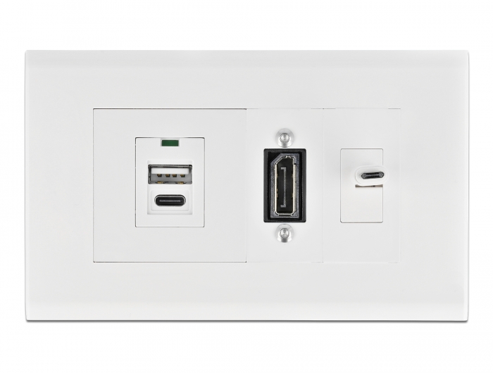 Easy 45 Modulträger für Geräteeinbaukanal 130 x 80 mm, Delock® [81316]