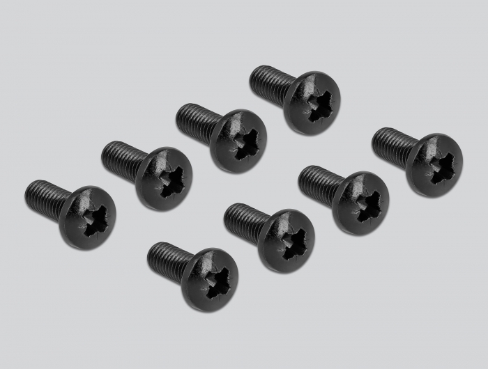 19" Wandhalterung 2 HE faltbar schwarz, Delock® [43376]