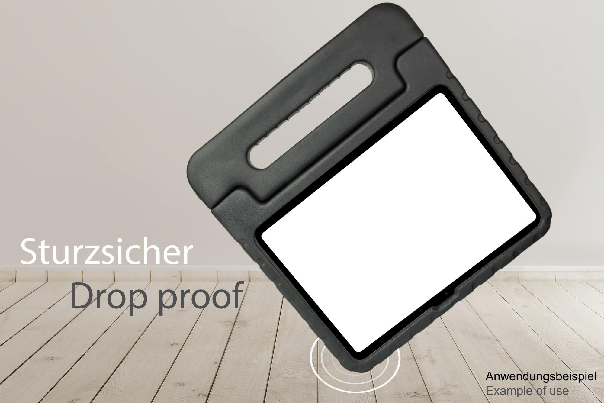 iPad 10,9" (10. Gen.) Tablet-Schutzhülle mit Kickstand, schwarz, Good Connections®
