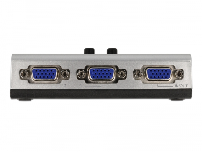 Umschalter VGA 2 Port manuell bidirektional, Delock® [87758]