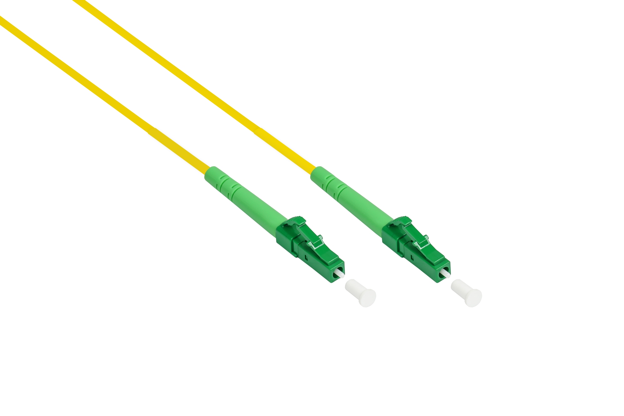 Patchkabel LWL Simplex OS2 (Singlemode, 9/125) LC (APC) / LC (APC), LSZH, 7,5m, Good Connections®