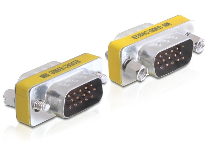 Adapter, VGA Stecker an Stecker, Delock® [65010]