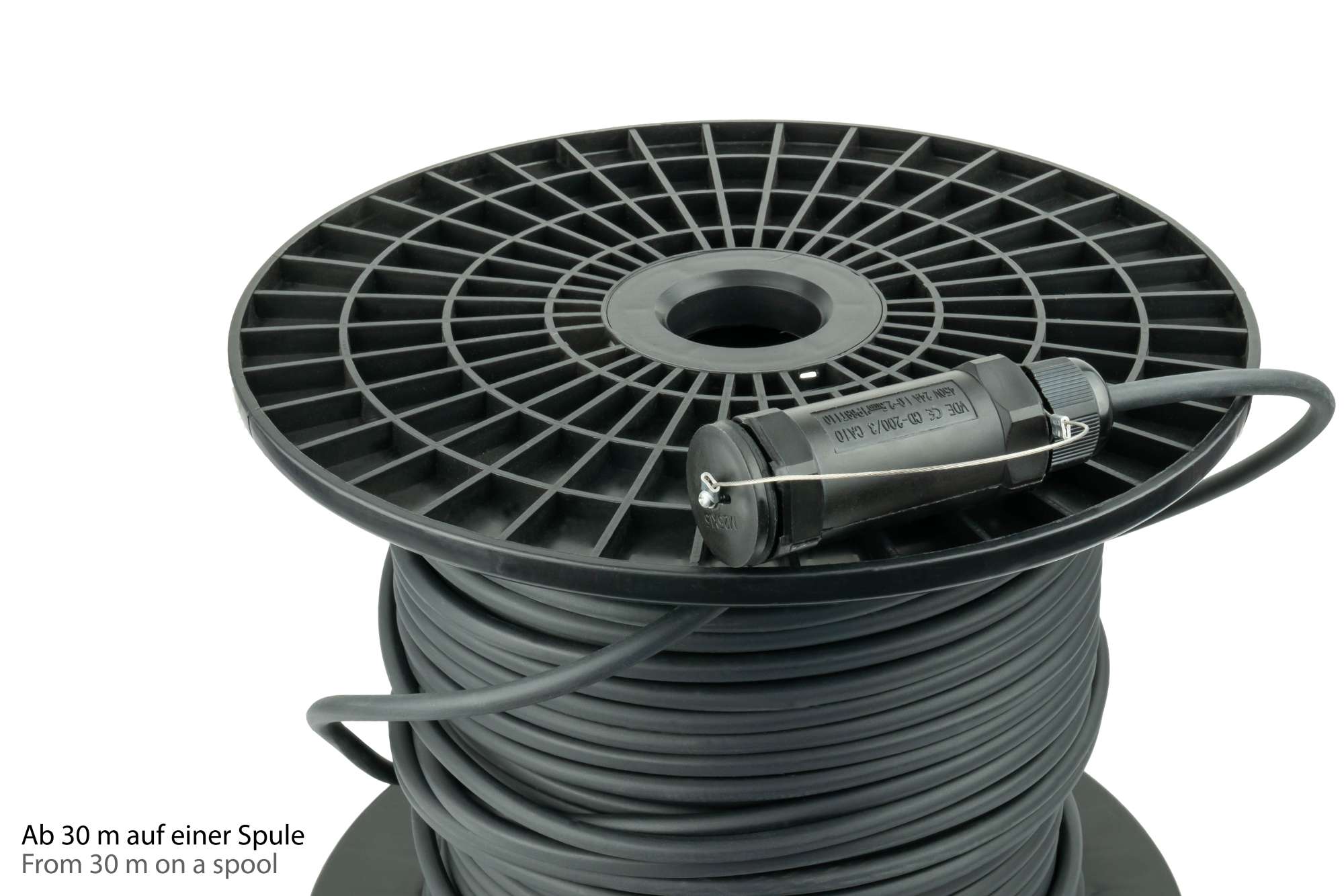 AOC Hybrid High-Speed HDMI® 2.0b, stahlarmiert, 4K @60Hz, 18 GBit/s, schwarz, 100m, PYTHON® Series