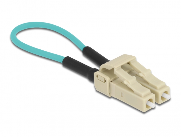 LWL Loopback Adapter LC / OM3 Multimode beige, Delock® [86931]