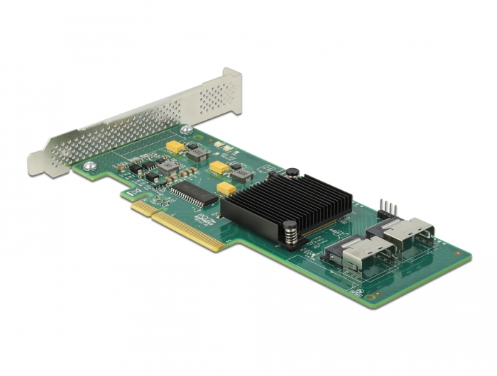 8 Port SATA PCI Express x8 Karte mit Anschlusskabel, Delock® [90061]