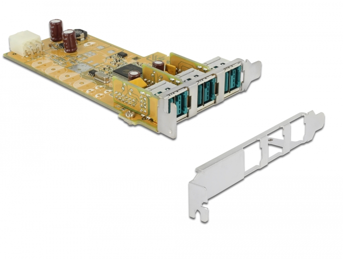 PoweredUSB PCI Express Karte > 3 x 12 V, Delock® [89656]