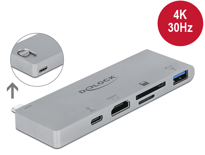 Dockingstation für MacBook mit 4K und PD 3.0, Delock® [87745]