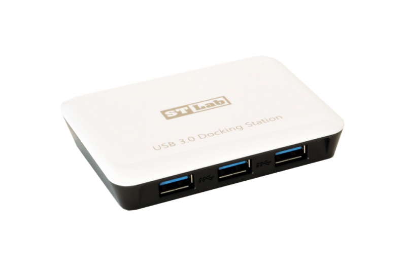 USB 3.0 HUB 3-Port und 1 x Ehternet 1Gigabit LAN, inklusive 5V/2A Netzteil, Exsys® [EX-1123-N]