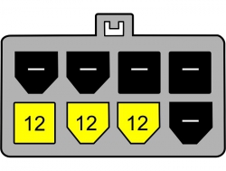 Kabel PCI Express Stromversorgung 8pin an 2x 4pin Molex 5,25", Delock® [82397]