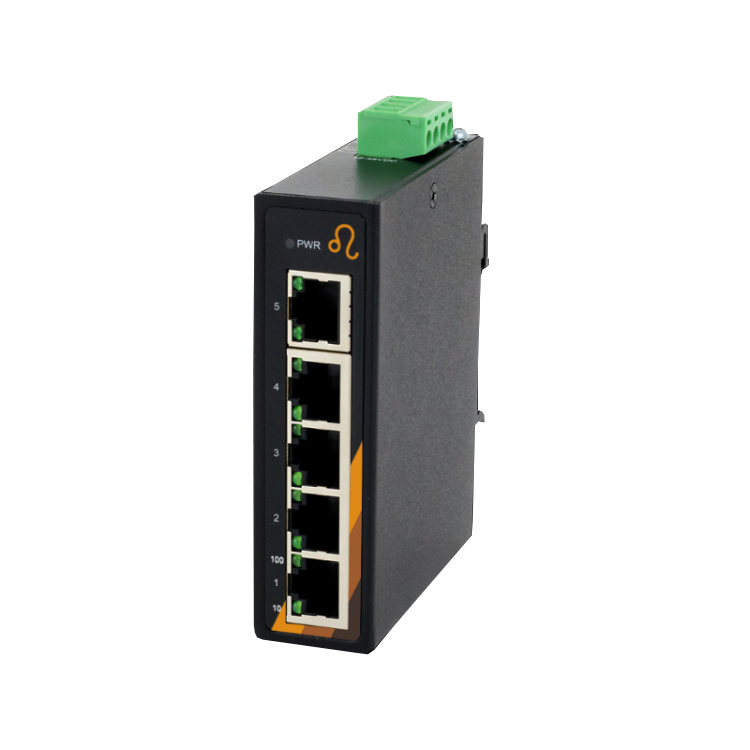 5 Port Industrie Ethernet Switch 5*10/100Tx, 12-48VDC Power Input Kompakte Version, Exsys® [EX-6200]