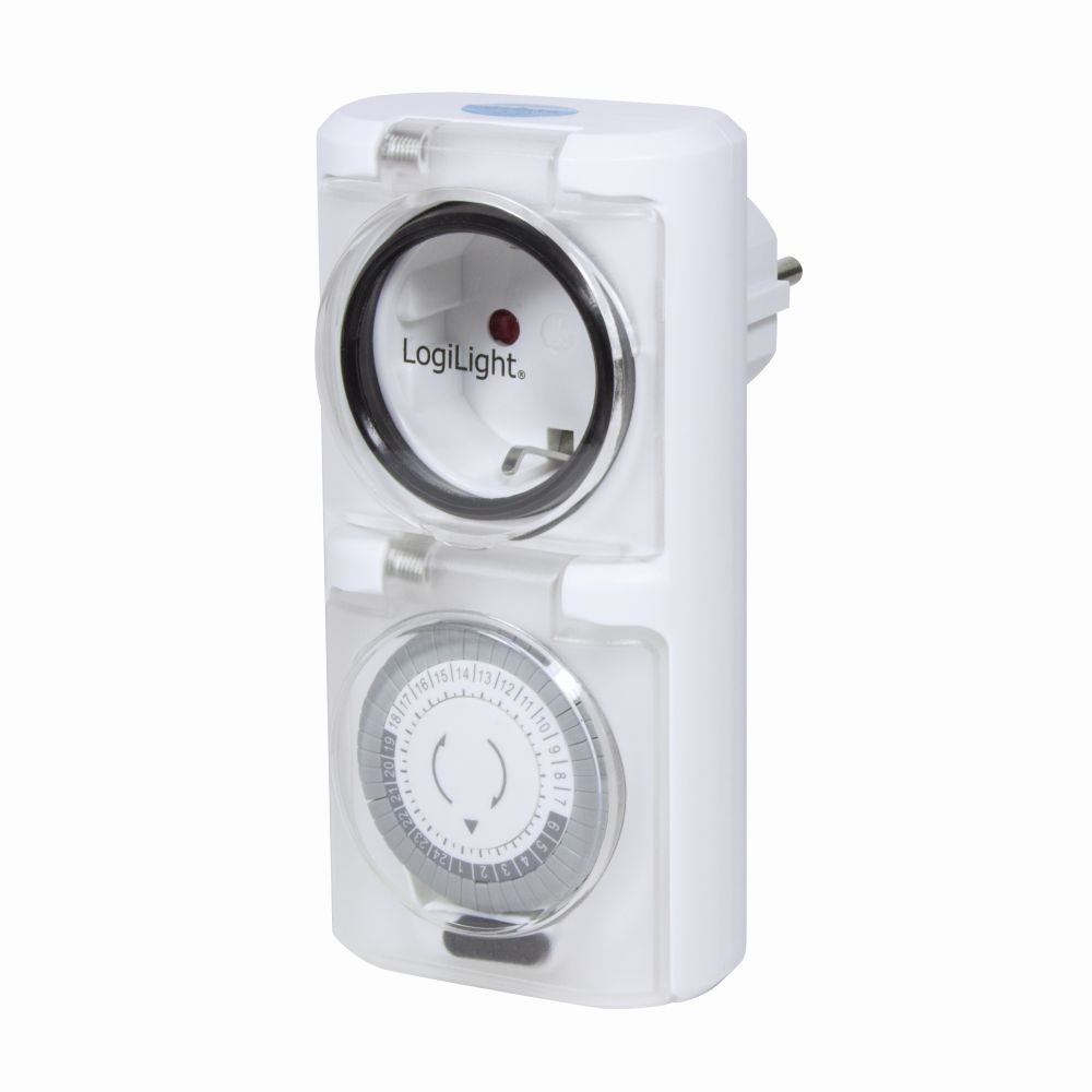 Mechanische Zeitschaltuhr, 2er Set, IP44, Outdoor, LogiLink® [ET0006A]