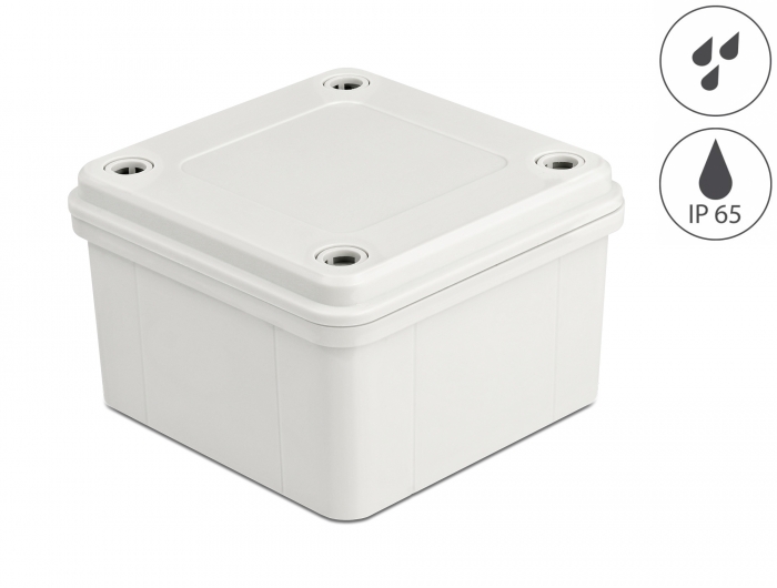 Installationsgehäuse IP65 wasserdicht 96 x 96 x 60 mm grau, Delock® [60396]