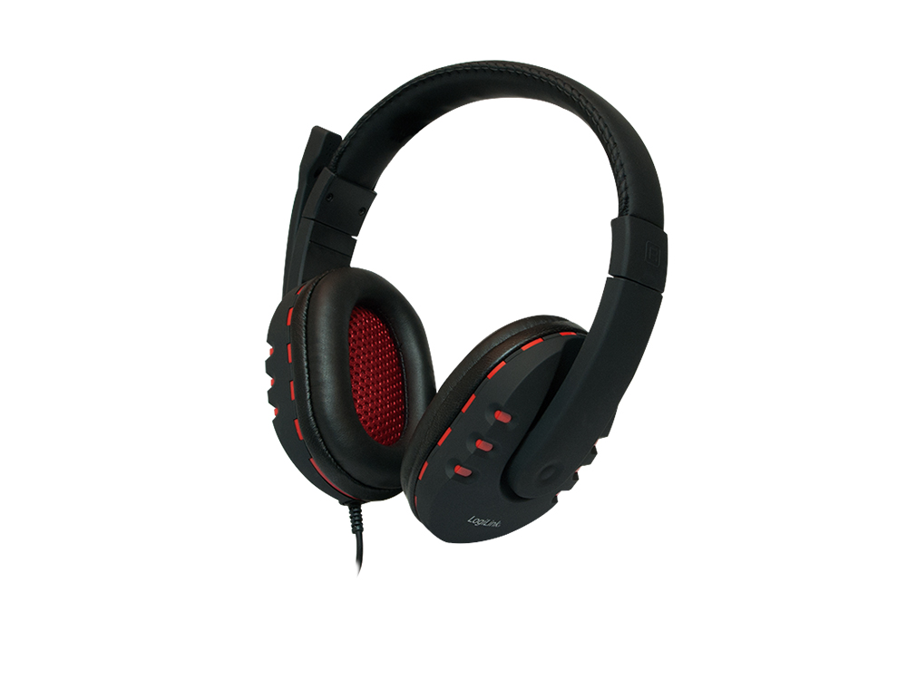 Stereo High Quality Headset mit integrierter Steuerung, LogiLink® [HS0033]