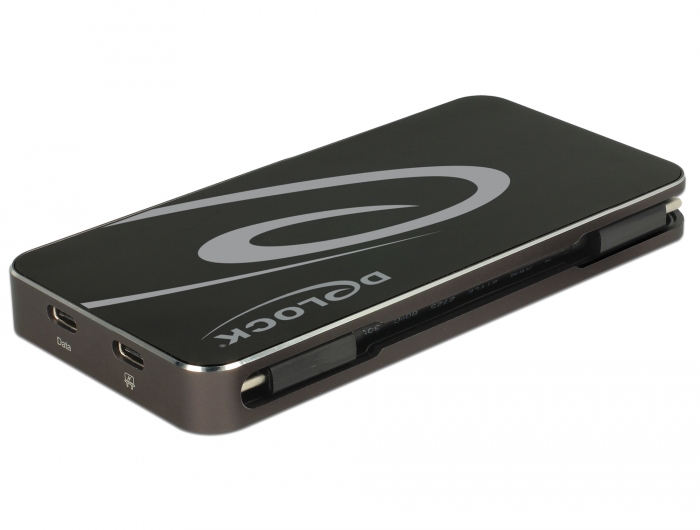 USB Type-C™ 3.2 Dockingstation 4K HDMI + DP / 1080p VGA, USB Hub und PD 3.0, Delock® [87773]