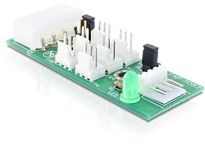 Delock® Verteiler 6x Lüfter 5V/12V, Delock® [25218]