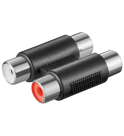 Audio-Adapter, 2x Cinch Kupplung auf 2x Cinch Kupplung, Good Connections®