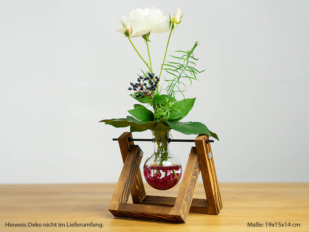 Deko-Blumenvase "Rundkolben"