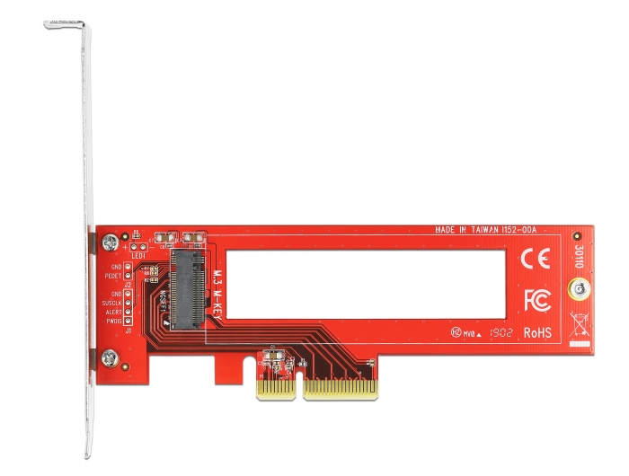 PCI Express x4 Karte an 1 x M.3 / NF1 Slot - Low Profile Formfaktor, Delock® [90401]