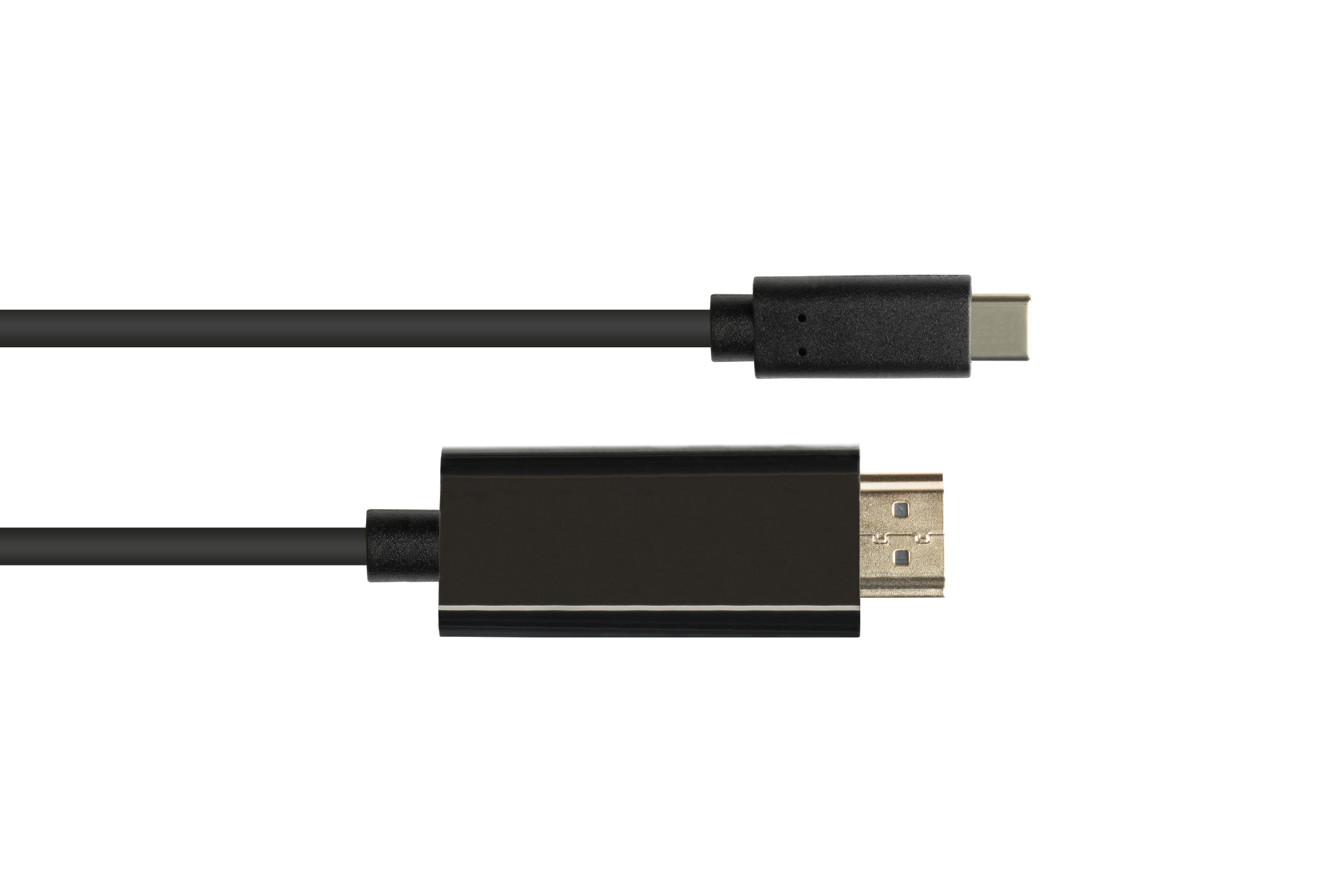 Adapterkabel USB-C™ Stecker an HDMI 2.0 Stecker, 4K / UHD @60Hz, CU, schwarz, 10m, Good Connections®
