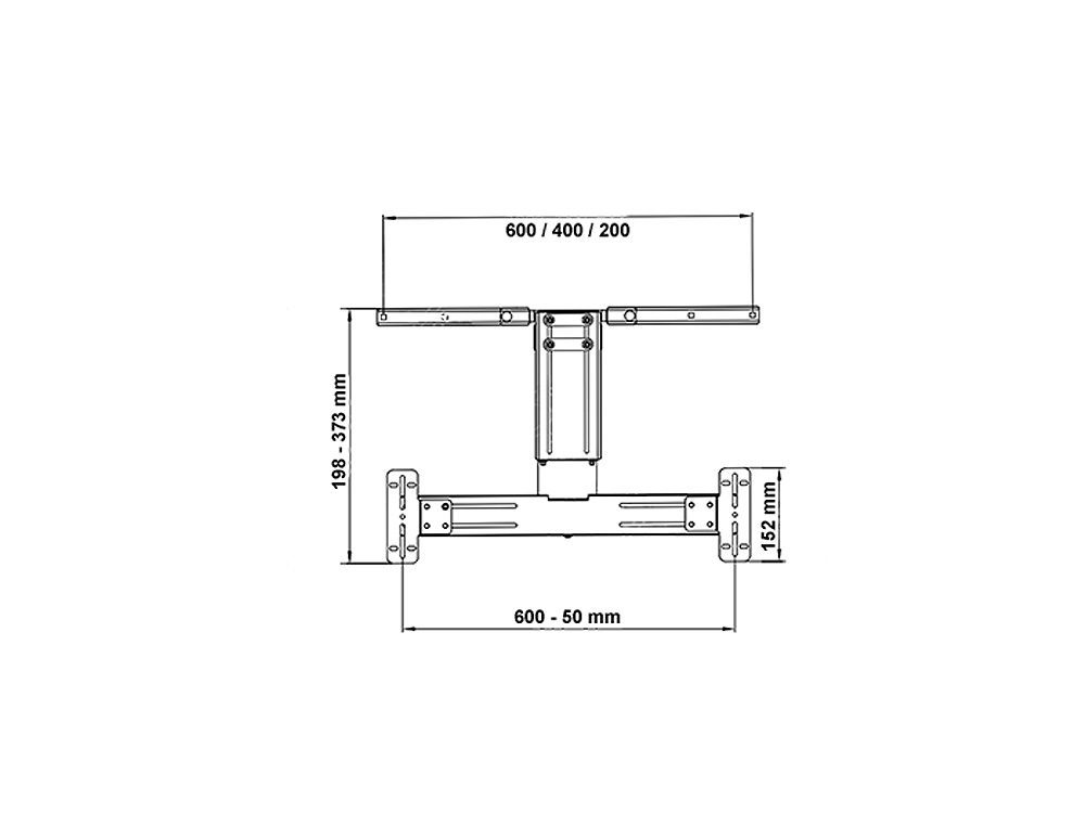 Halterung für Zusatzlautsprecher, Belastung bis 5 kg, schwarz, My Wall®