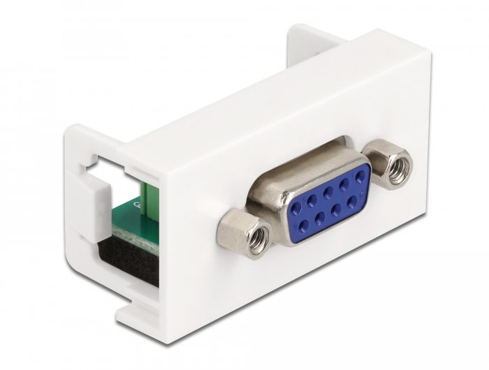 Easy 45 Modul D-Sub 9 Pin Buchse zu 6 Pin Terminalblock 22,5 x 45 mm, Delock® [81348]