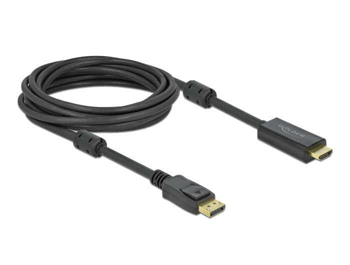 Aktives DisplayPort 1.2 zu HDMI Kabel 4K 60 Hz 5 m, Delock® [85958]