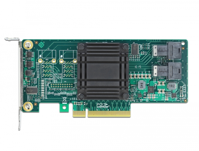 PCI Express x8 Karte zu 2 x intern SFF-8643 NVMe - Low Profile Formfaktor, Delock® [90438]