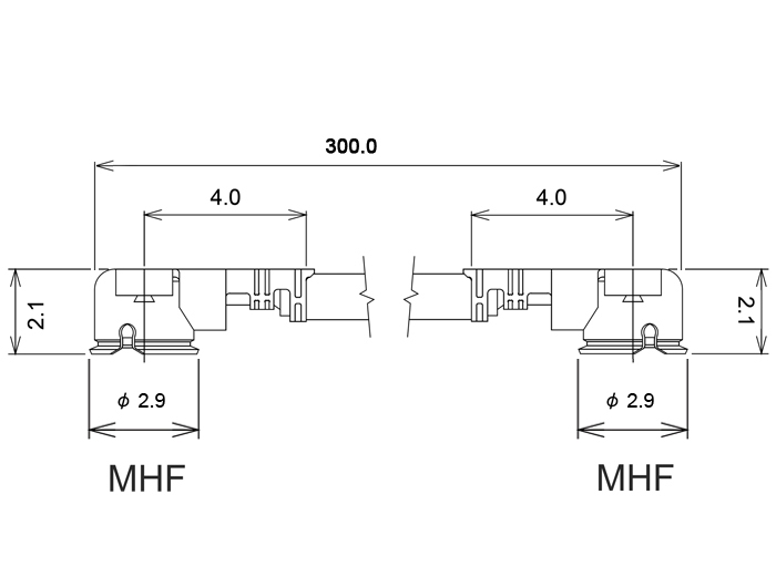 Antennenkabel MHF / U.FL-LP-068 kompatibler Stecker an MHF / U.FL-LP-068 kompatibler Stecker 0,3 m, Delock® [89609]