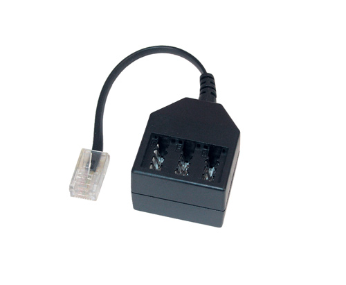 Telefonadapter RJ45 (8/4) Stecker an NFF Buchse 20cm, Good Connections®