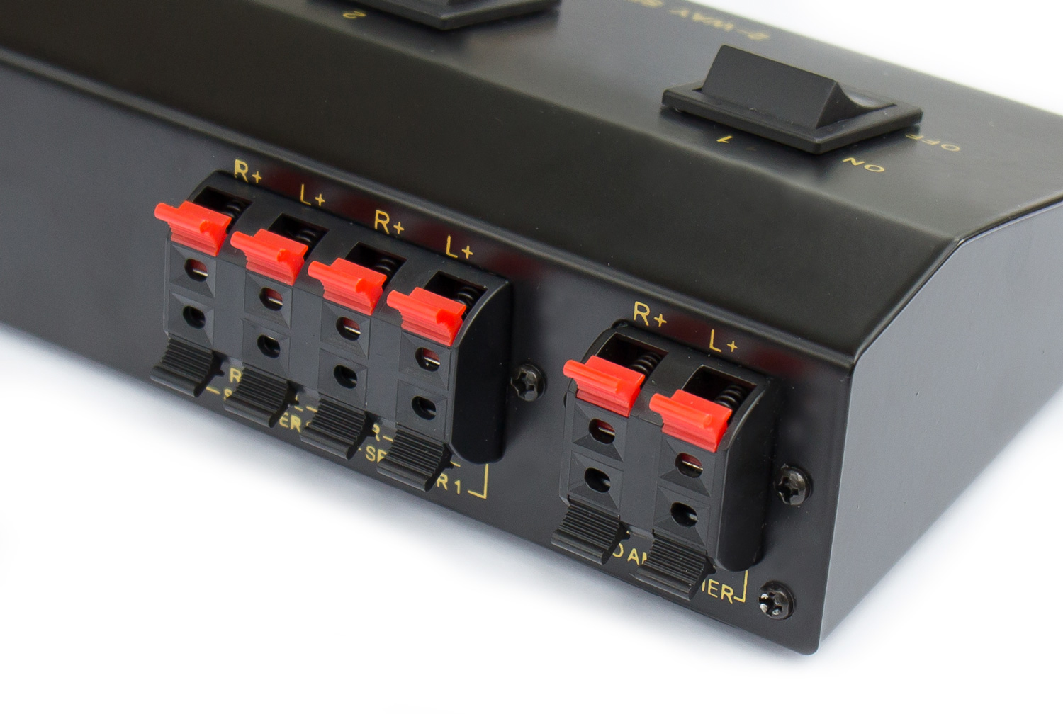 Lautsprecher Umschaltbox zum Anschluss von 2 Lautsprecherpaaren, Good Connections®