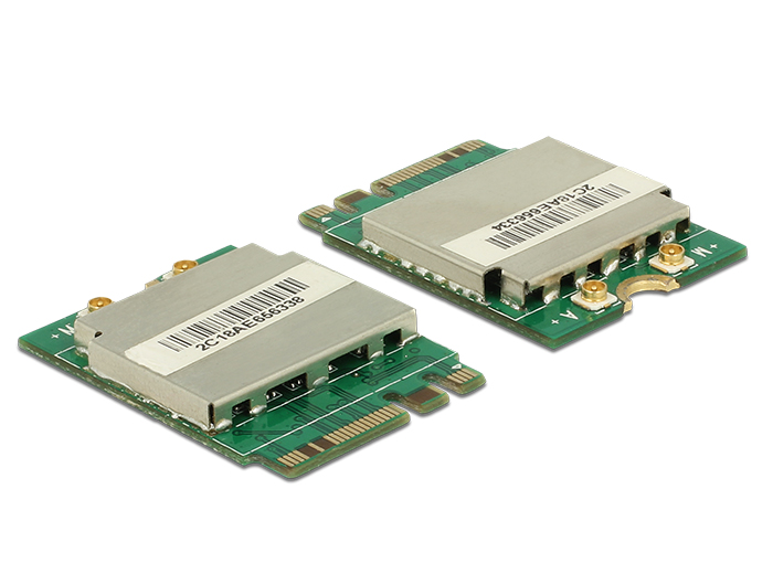 Modul M.2 Key A+E Stecker an WLAN 11ac/a/b/g/n + Bluetooth 4.0, Delock® [95254]