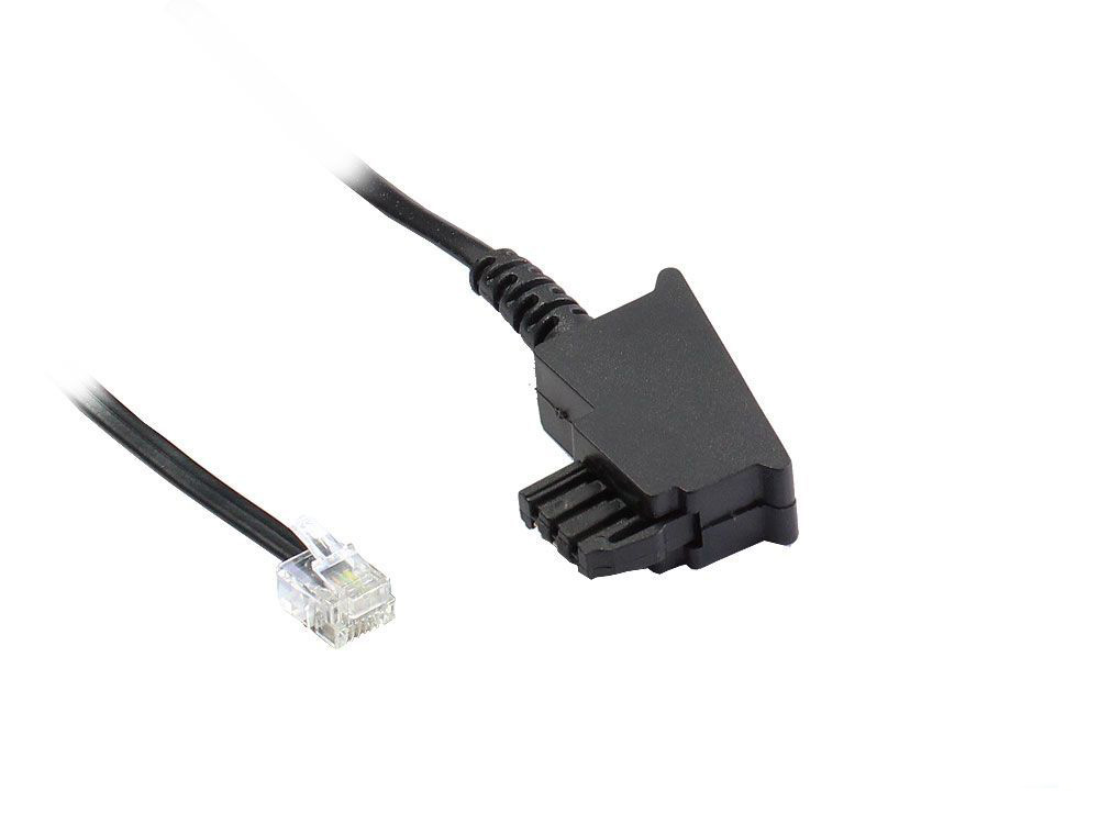 TAE-F Anschlusskabel für Import-Telefone, Länge: 20m, Good Connections®