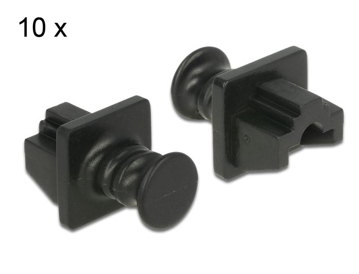 Staubschutzdeckel für RJ-45 Buchse, 10 Stück, Delock® [86176]