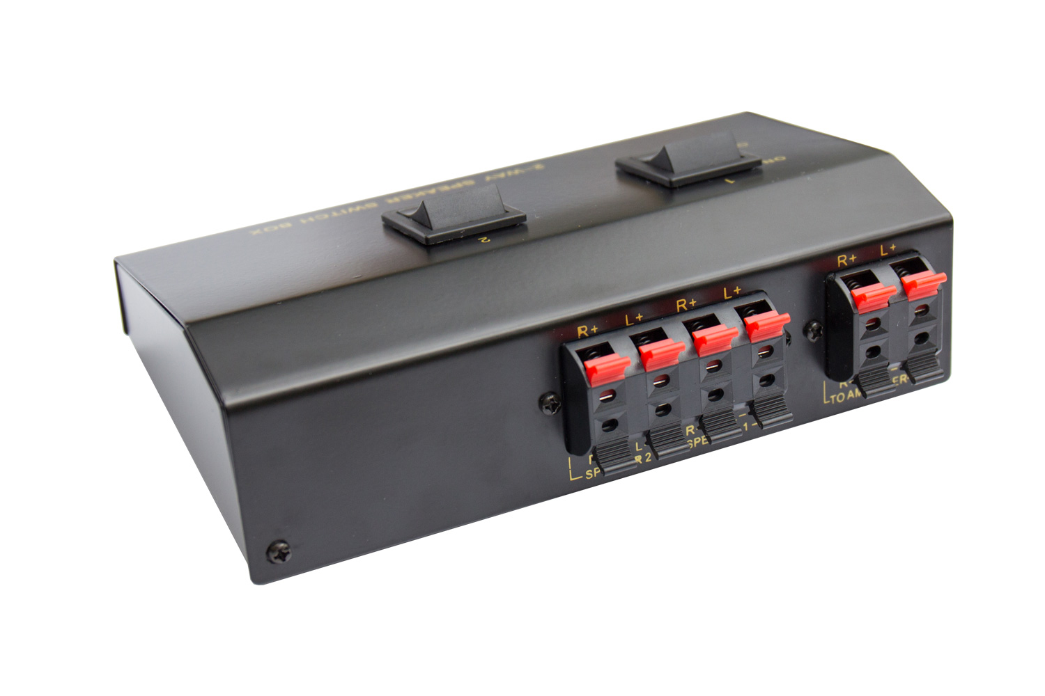 Lautsprecher Umschaltbox zum Anschluss von 2 Lautsprecherpaaren, Good Connections®