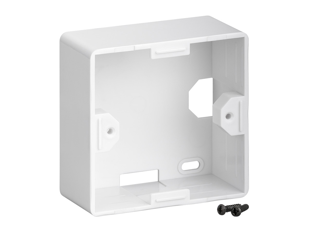 Aufputzgehäuse für Keystone, weiß