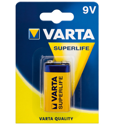 Varta® Batterie (2022) Superlife (Alkali) 6 F 22 VSL, 9V, 1er Pack in  Blister