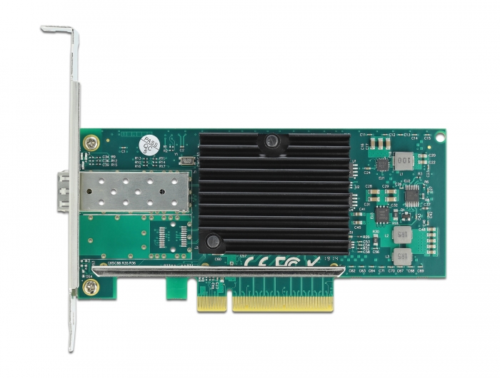 PCI Express x8 Karte 1 x SFP+ 10 Gigabit LAN i82599, Delock® [90479]