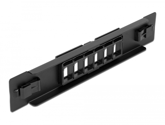 10" Keystone Patchpanel 6 Port werkzeugfrei, Delock® [66819]