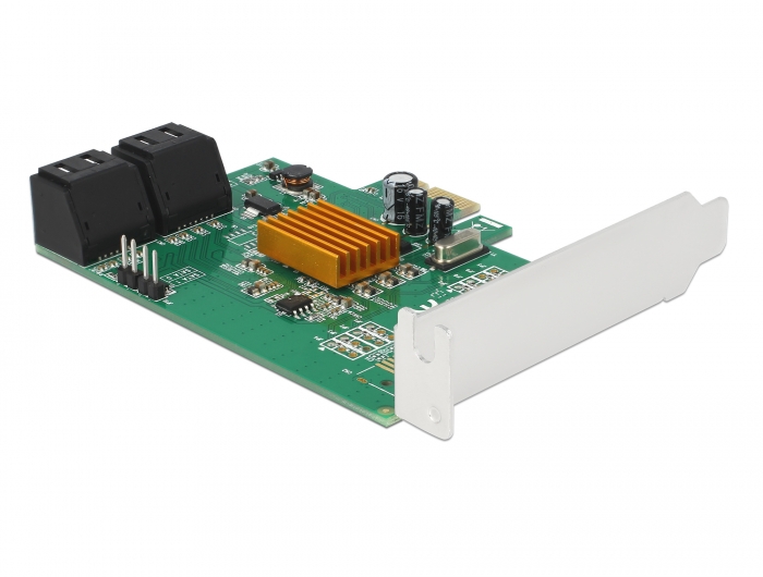 4 Port SATA PCI Express Karte, Delock® [90382]