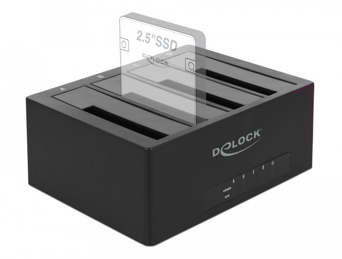 USB Type-C™ Dockingstation für 4x SATA HDD / SSD, Delock® [63930]